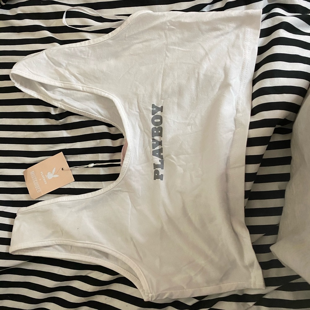 Playboy x Missguided crop top